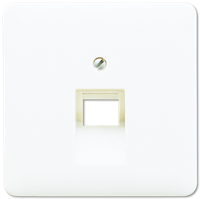 Jung 569-1UA Afdekking Afdekking 1-voudig Crème-wit 1 stuk(s) - thumbnail