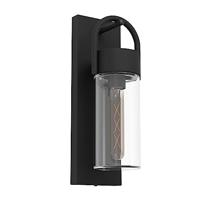 Eglo Carraro wandlamp 38cm zwart - thumbnail