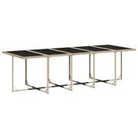11-delige Tuinset met kussens poly rattan beige - thumbnail