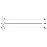 Phoenix Contact 1400505 Sensor/actuator aansluitkabel Aantal polen (sensoren): 3 5.00 m 1 stuk(s) Piece - thumbnail