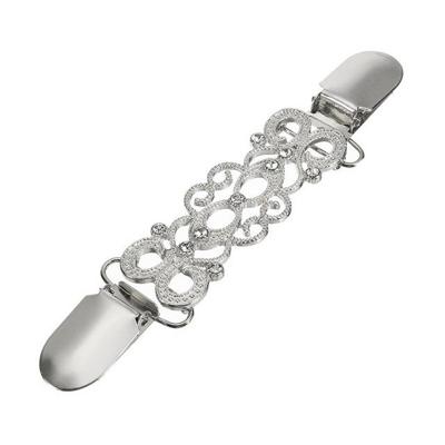 Vest Clip trui omslagdoek Clip houder kraag Duck-mond Clip(Silver)