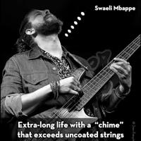 DR Strings Dragon Skin+ Coated Bass Strings 5-string Light 40-120 voor 5-snarige elektrische basgitaar - thumbnail