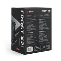 Savio SAVGCOFROSTBLACKX2 Computer behuizing Koelplaat/radiatoren 12 cm Zwart 1 stuk(s) - thumbnail