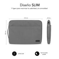 Laptophoes Subblim SUB-LS-0PS0102 Grijs - thumbnail