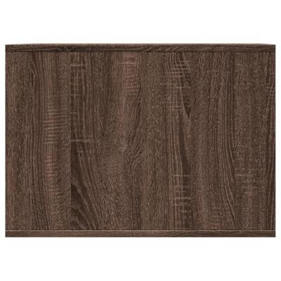 VidaXL Kattenbakkast 47x59x42 cm bewerkt hout bruin eikenkleurig