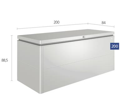 Biohort metalen Loungebox 200x84x88,5 cm- - Metaal- Biohort