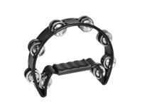 DIMAVERY TN-2 Tambourine plastic, black - thumbnail
