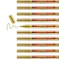 Paintmarker edding 780 oliebasis 0.8mm goud | 10 stuks - thumbnail