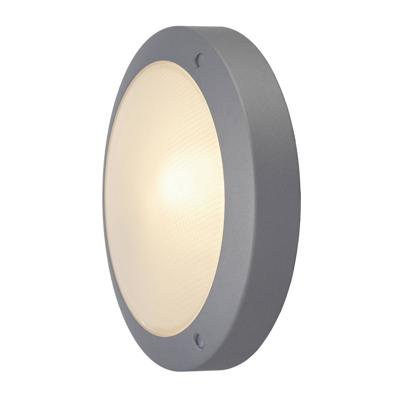 SLV Ronde buitenlampBulan 27cm zilvergrijs - 229072
