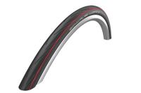 Schwalbe Buitenband lugano ii draad 28 x 1.00 (25-622) zwart/rood - thumbnail