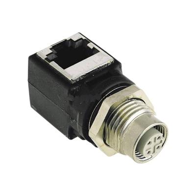 HARTING 21033814401 Sensor/actuator verdeler en adapter M12 Aantal polen (sensoren): 4 Bus, haaks 1 stuk(s)