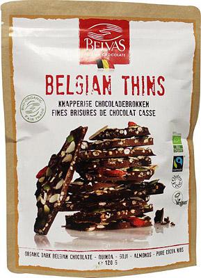 Belvas Belgian Thins Puur Goji Amandel