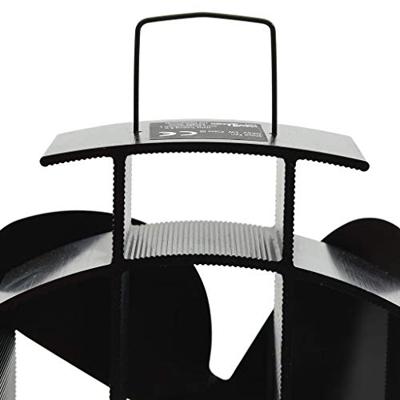 VidaXL Kachelventilator met 4 vinnen zwart - thumbnail