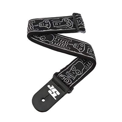 D&apos;Addario 50JS01 50mm gitaarband Joe Satriani Skull n Bones - thumbnail