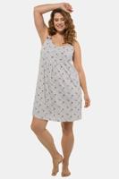 Ulla Popken Nachthemd, mouwloos, bandjes met sierring - Grote Maten - thumbnail