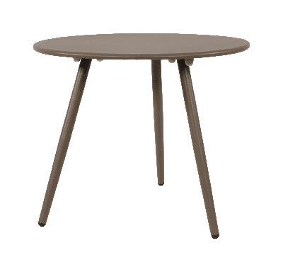 Bijzettafel Rafael metaal taupe 45 cm