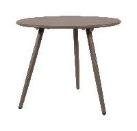 Bijzettafel Rafael metaal taupe 45 cm - thumbnail