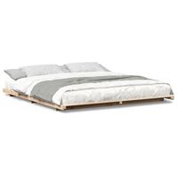 Bedframe Bruin 200 x 210 cm Massief grenenhout - thumbnail