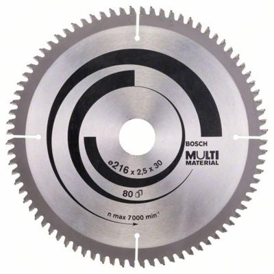 Bosch Professional Cirkelzaagblad PRO Multi Material | Ø 216 x 2,5 x 30mm 80T - 2608640447 Bosch Professional Cirkelzaagblad PRO Multi Material | Ø 216 x 2,5 x 30mm 80T - 2608640447