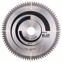 Bosch Professional Cirkelzaagblad PRO Multi Material | Ø 216 x 2,5 x 30mm 80T - 2608640447 - thumbnail