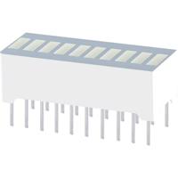 Kingbright DC-10EWA LED-bargraph 10-voudig Rood (l x b x h) 25.4 x 10.16 x 12 mm - thumbnail