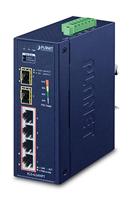 Planet Industrial 4-PORT 10/100/1000T 802.3AT POE + 2-PORT - thumbnail