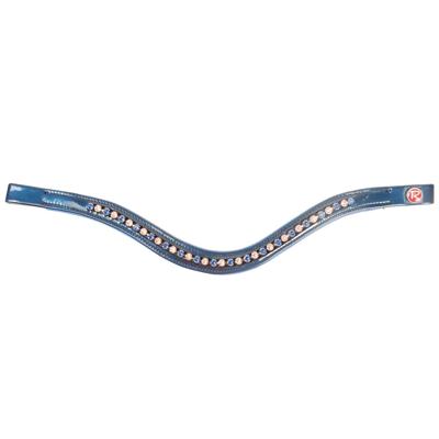 Rossner Sassari frontriem donkerblauw maat:cob