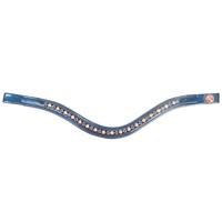 Rossner Sassari frontriem donkerblauw maat:cob - thumbnail