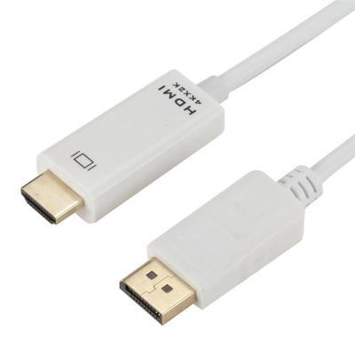 4K x 2K DP naar HDMI converter kabel kabel lengte: 1.8 m (wit)
