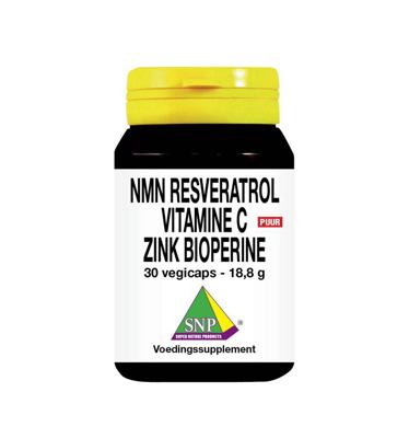 SNP Vitamine B3 resveratrol gebufferde vitamine C zink 30 Vegetarische capsules