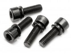 Cap head screw m5x16mm with spring washer (4pcs)