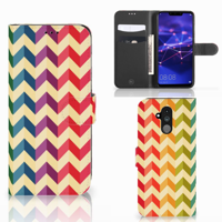 Huawei Mate 20 Lite Telefoon Hoesje Zigzag Multi Color - thumbnail