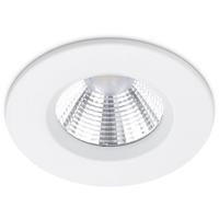 LED Spot - Inbouwspot - Trion Zagrona - 5W - Waterdicht IP65 - Dimbaar - Warm Wit 3000K - Mat Wit - Aluminium - Rond - thumbnail