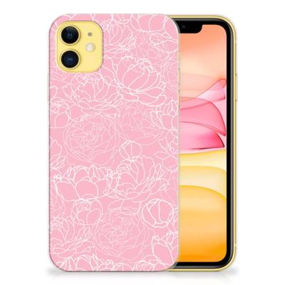 Apple iPhone 11 | TPU Case | White Flowers