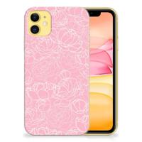 Apple iPhone 11 | TPU Case | White Flowers - thumbnail