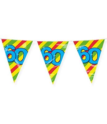 Happy Verjaardag Vlaggenlijn 60 Jaar (10m)