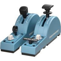 Thrustmaster TCA Quadrant Add-On Airbus Edition Vliegsimulator rem- en landingskleppen PC Blauw - thumbnail