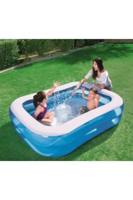 Bestway familiezwembad rechthoekig - 211 x 132 cm - thumbnail