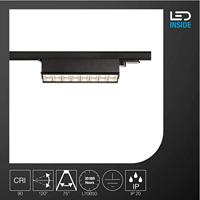 SLV SIGHT MOVE LED-railspot 3-fasig LED vast ingebouwd Zwart - thumbnail