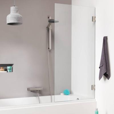 Sealskin I AM badwand 1 delig 750 breed 1600 hoog Roestvrij staal helder glas met antikalk CSK010755325100