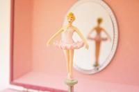 Ulysse sieradendoosje met muziek met ballerina parasol roze - thumbnail