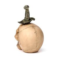 Schedel doorboort met zwaard - thumbnail