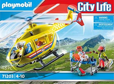 PLAYMOBIL City Life reddingshelikopter 71203 - thumbnail