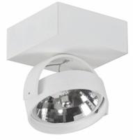 Artdelight Enkele spotlampDutchess - QR 0001 SQ WI - thumbnail