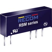 RECOM RBM-0505D DC/DC-converter, print 5 V/DC 5 V/DC, -5 V/DC 100 mA 1 W Aantal uitgangen: 2 x Inhoud 1 stuk(s) - thumbnail
