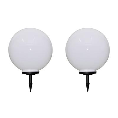 VidaXL Tuinpadlampen 2 st met grondpin led 50 cm