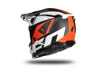 UFO PLAST crosshelm "echus helmet echus m bl./orange/white matt - thumbnail