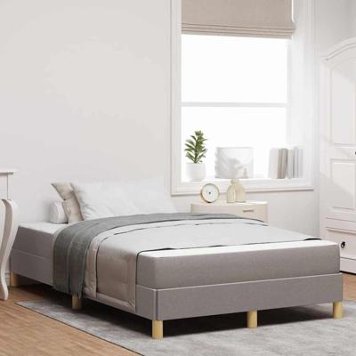 Boxspring bed Taupe en Bruin 120 x 200 cm