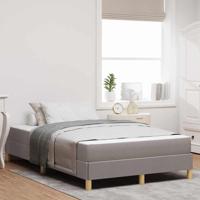 Boxspring bed Taupe en Bruin 120 x 200 cm - thumbnail