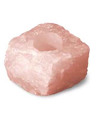 Waxinelichthouder Edelsteen Rozenkwarts (ca. 1 kg)